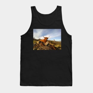 Scottish Highland Cattle Cows 1003 Tank Top